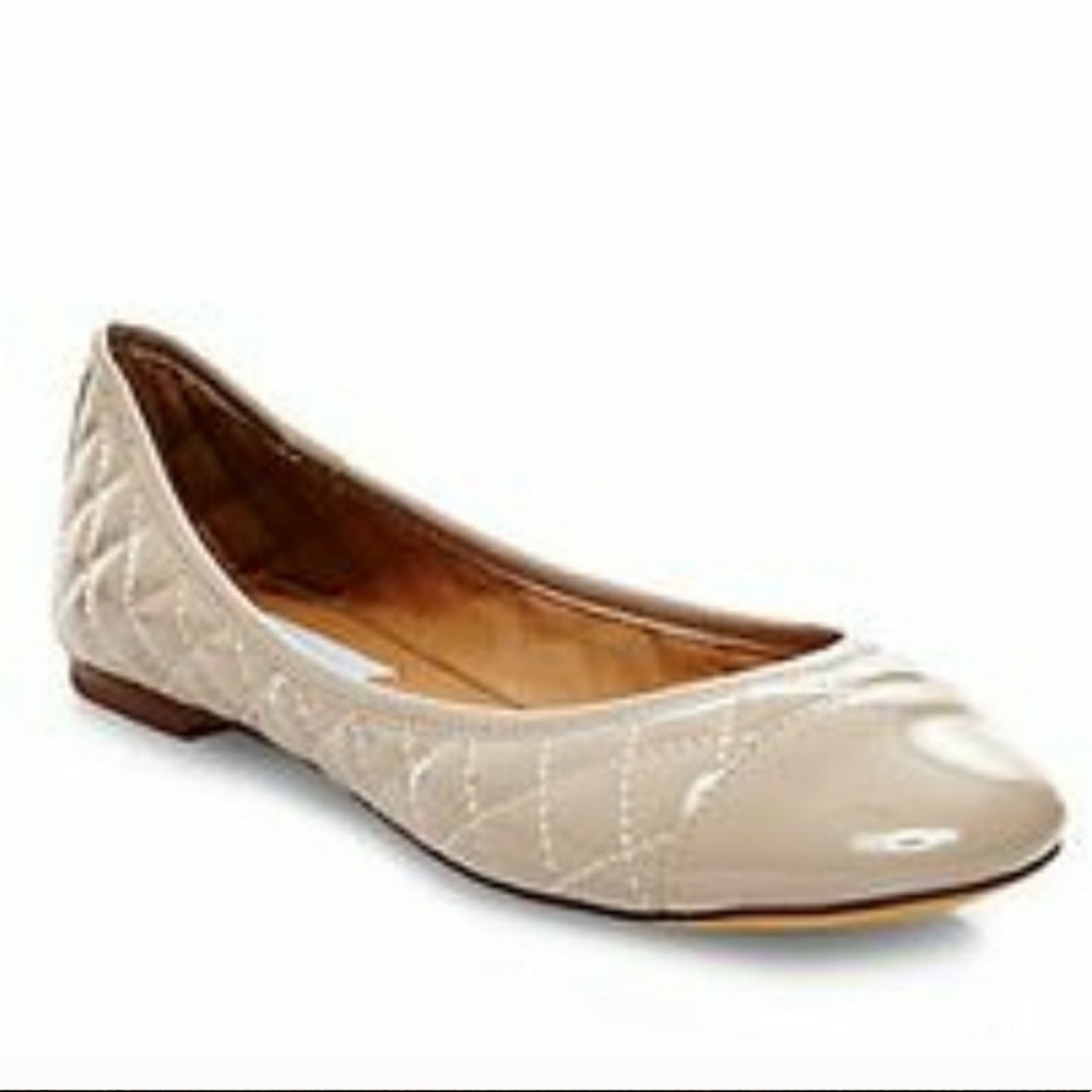 Steve Madden Nude Patent Leather Flats
